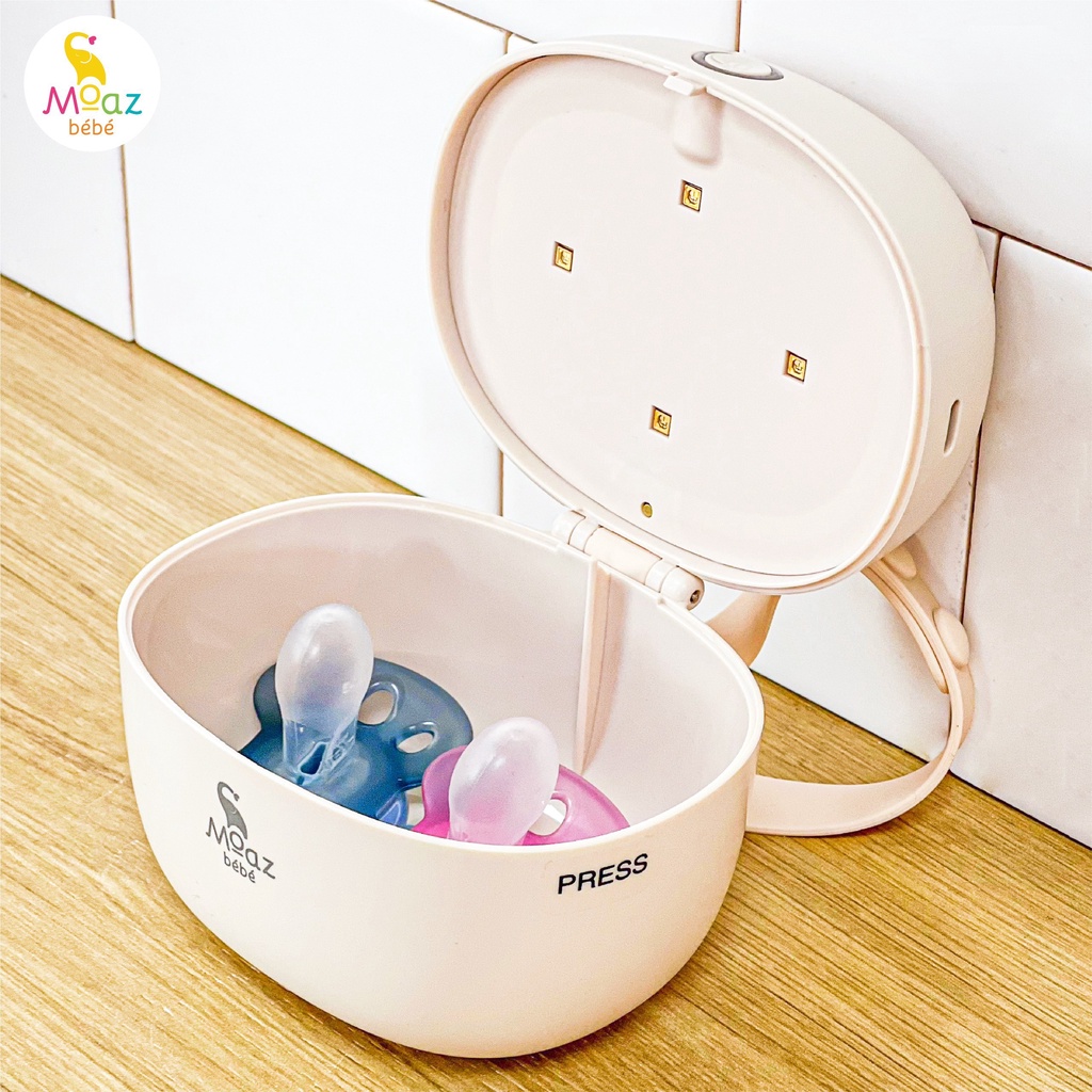 Máy Tiệt Trùng T.i G.i.ả Tia UVC Chính Hãng Moaz Bebe MB-045 Siêu Tiện Lợi Và An Toàn Cho Bé