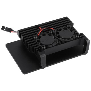 Vỏ Nhôm Làm Mát Hai Quạt Cho Raspberry Pi 4 Model B Raspberry Pi 4