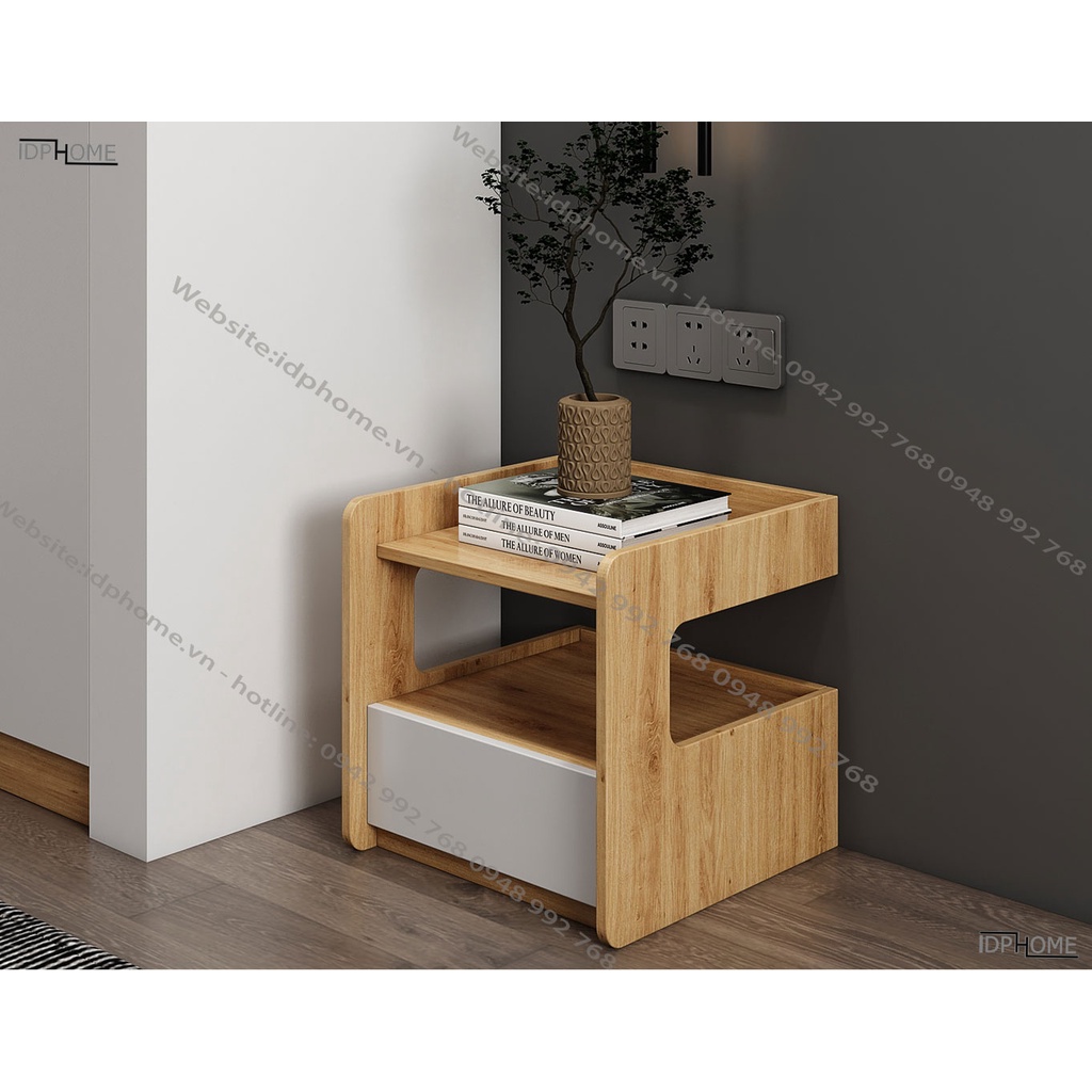 Kệ tủ đầu giường gỗ mini hiện đại SP6801