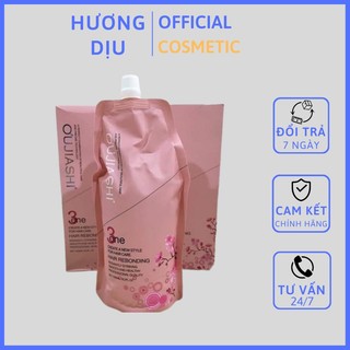 Kem duỗi ép tóc hoa anh đào 1 lần không cần dùng dập định hình lần 2