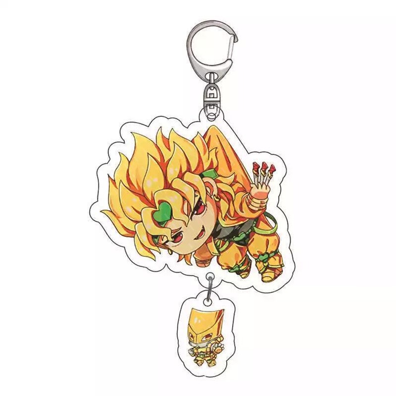 Gp1 Móc Chìa Khóa Bằng acrylic Hình Jojo 'S bizarre adventure Dễ Thương pg1