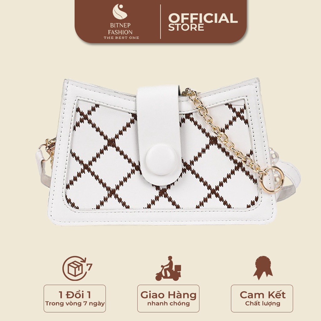 Túi xách đeo chéo nữ BITNEP FASHION thiết kế sang trọng, thời thượng DT013