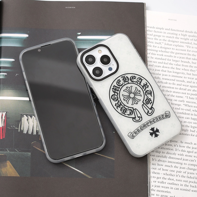 Ốp Điện Thoại Nhựa Cứng In Logo Croxin Hai Mặt Nhám Cho iPhone 14 / 13 / 12 Pro max / 13Pro / 12Pro / 12 / iPhone 11