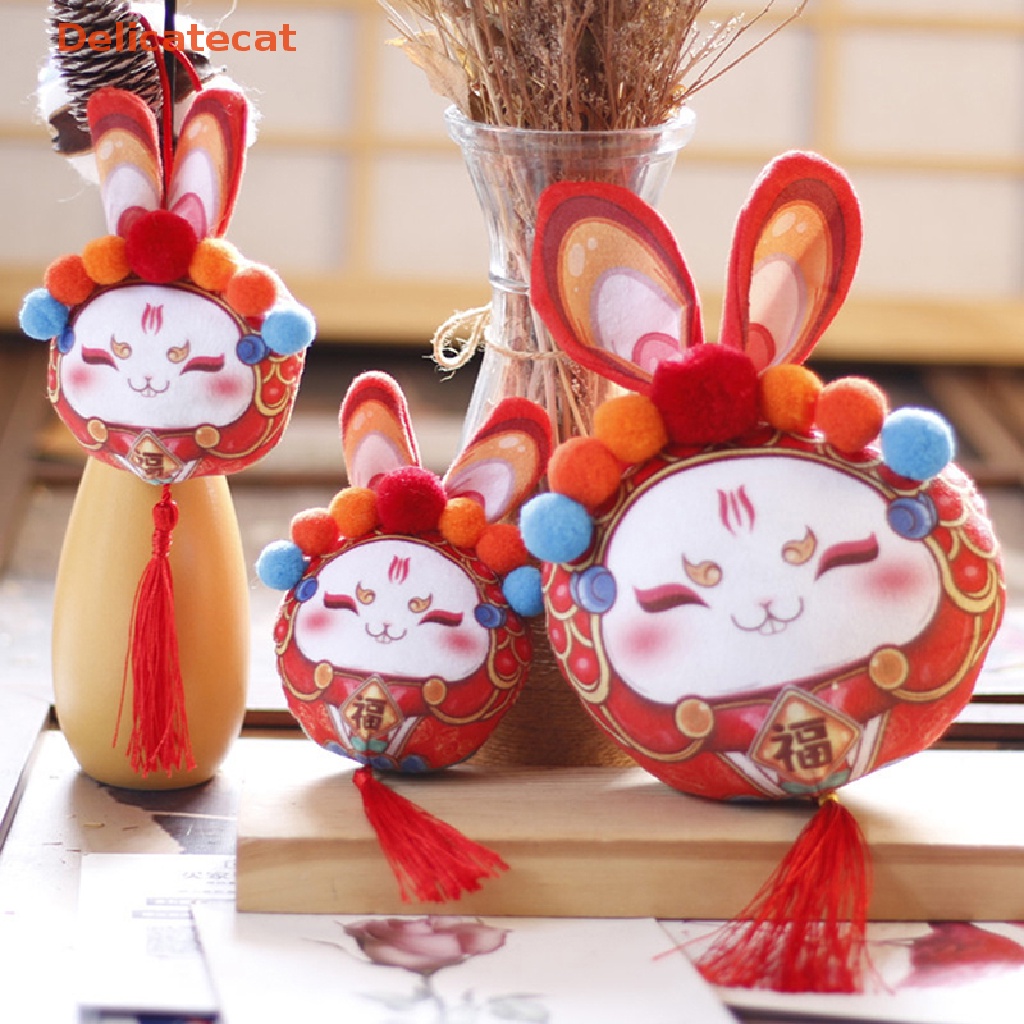 Đồ chơi nhồi bông Hình Thỏ Dễ Thương Cho Năm Mới 2023