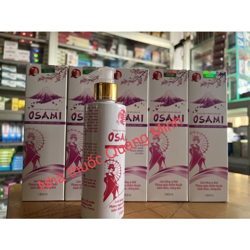 ✅ Dung dịch vệ sinh phụ nữ OSAMI 🦋 Làm Hồng, Giảm Thâm, Se Khít Cô Bé( Nguyên liệu nhập khẩu Nhật)