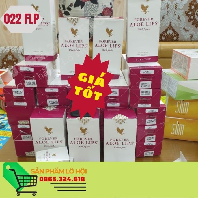 Son dưỡng môi Aloe Lips #022flp Lô Hội