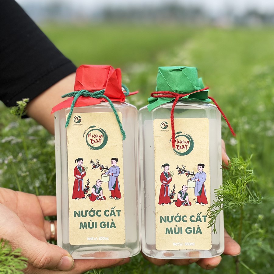 Nước cất Mùi già Hương A OM NATURAL 350ml