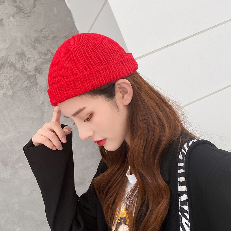 Mũ Len Phong Cách hip hop Âu Mỹ JP5 Đơn Giản Thời Trang Thu Đông Cho Nam Và Nữ