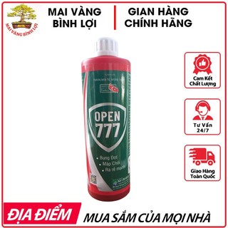 Phân bón lá bung chồi – mập đọt – ra rễ open 777 chai 500ml