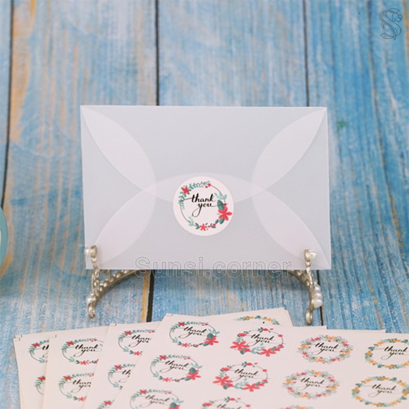 Tem Dán Sticker Trang Trí Hộp Quà Tặng, Bao Thư