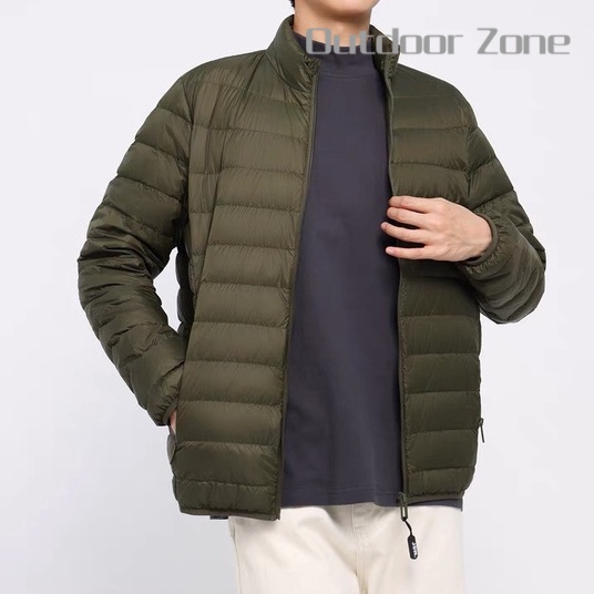 Áo Khoác Phao Siêu Nhẹ Chống Thấm Nước Chắn Gió Cho Nam Giới