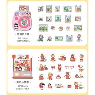 Set sticker cô gái vũ trụ