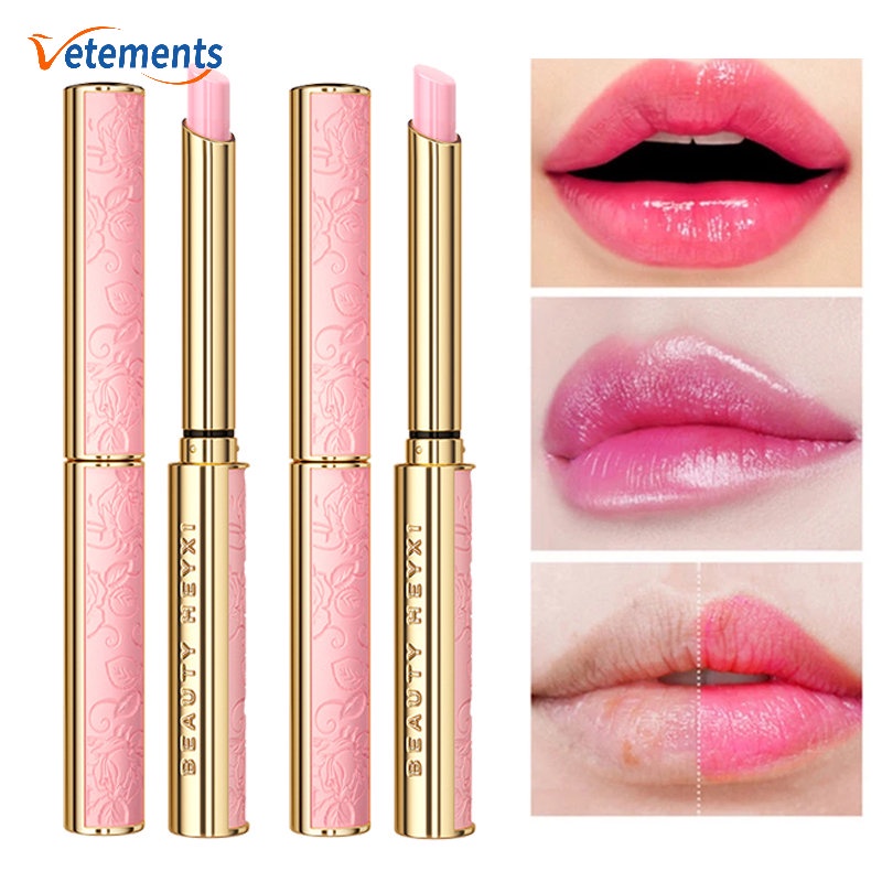 Son Dưỡng Môi Lâu Trôi Dưỡng Ẩm Chống Dính Cốc Thay Đổi Màu Sắc Theo Nhiệt Độ Tự Nhiên