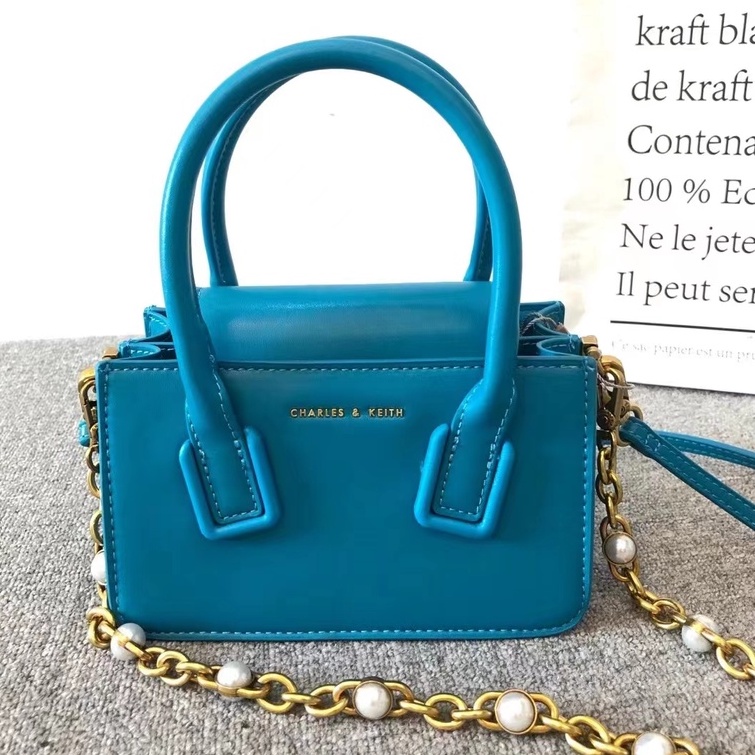 Túi Đeo Vai Nữ Cnk22 20671228 Túi Đeo Chéo Hình Gối Phối Dây Xích Thời Trang