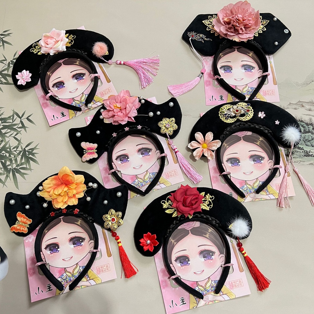 Băng đô, bờm tóc, cài tóc Hoàn Châu cách cách, bờm quý phi, bờm phong cách cổ trang, bờm cài tóc