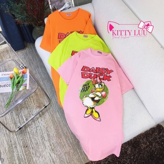 Đầm suông nữ in hình vịt daisy dusk siêu dễ thương