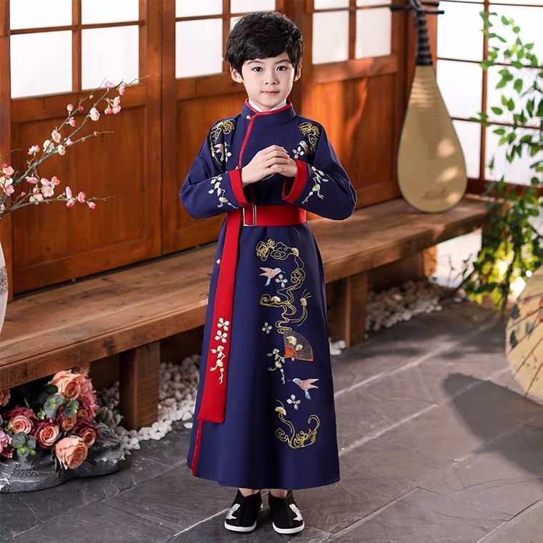 Bộ Hán Phục Phong Cách Trung Hoa Xinh Xắn Cho Bé