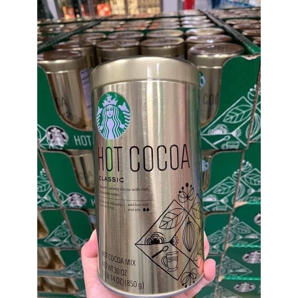 ( Date 2025) Bột hot Cocoa Starbuck Mỹ.