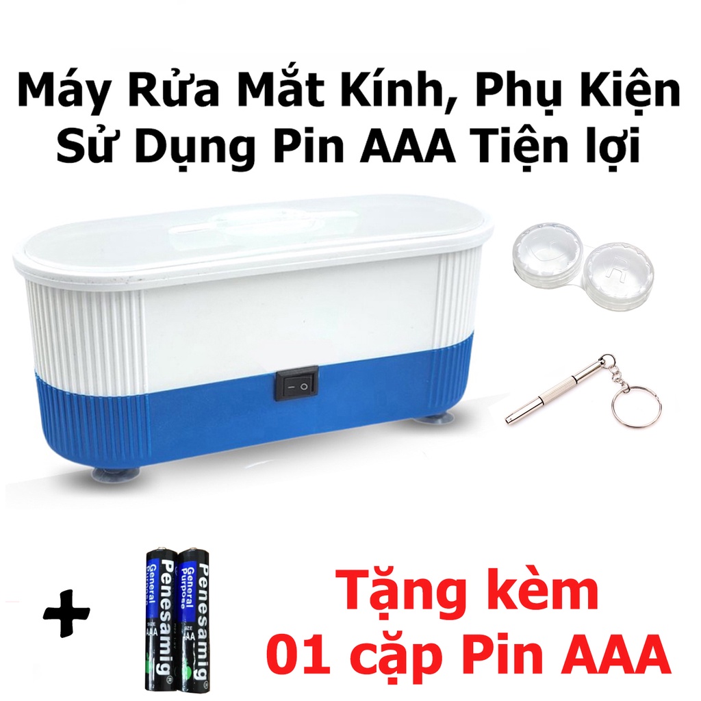 Máy rửa mắt kính, đồng hồ, trang sức mini đa năng