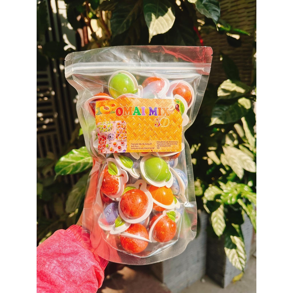 Kẹo Omai trái cây 3d 500g Lhyfood đồ ăn vặt hà nội
