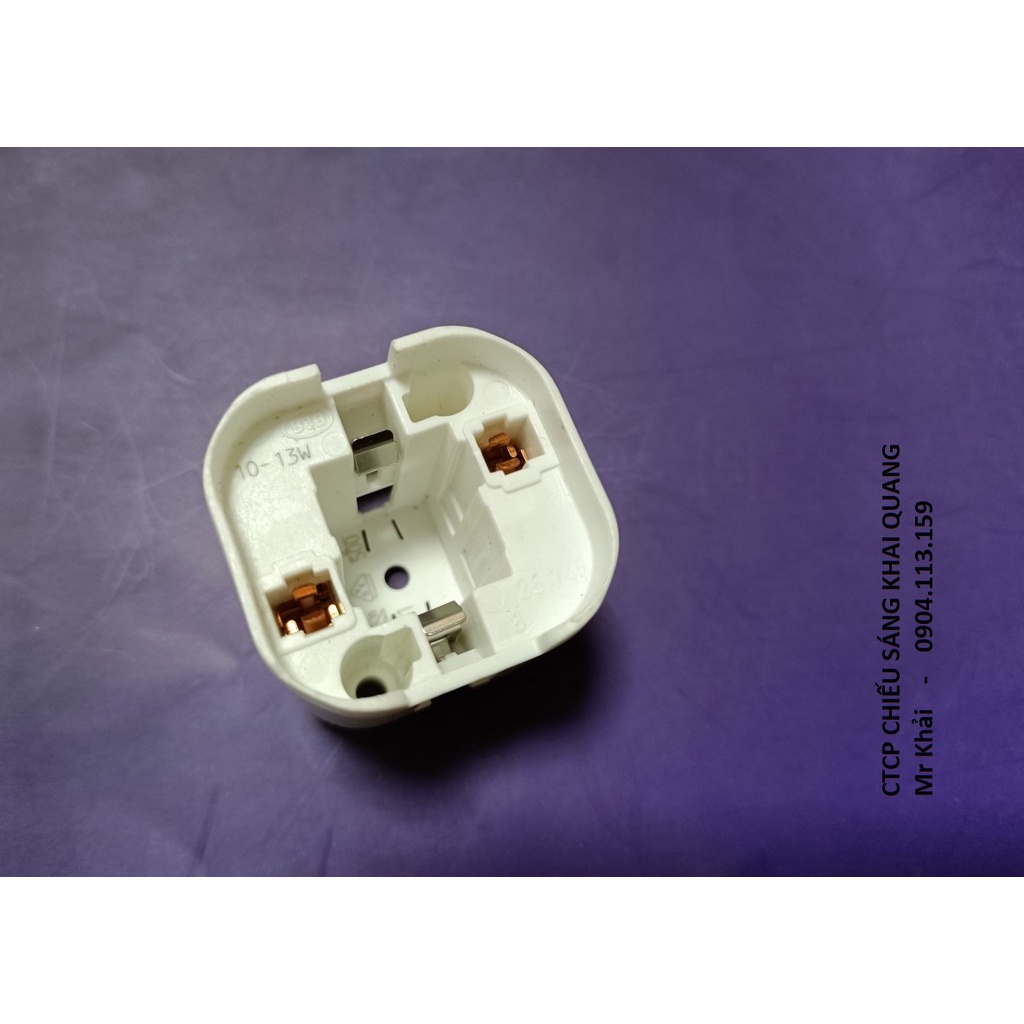 Đui đèn G24d1 cho bóng compact gián tiếp 2 chân 10W, 13W