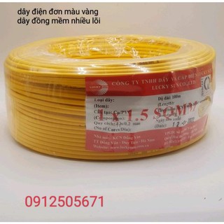 Dây đơn mềm hàng chuẩn xịn 0.3, 0.5, 0.75, 1.0, 1.5, 2.5, 4.0, 6.0mm