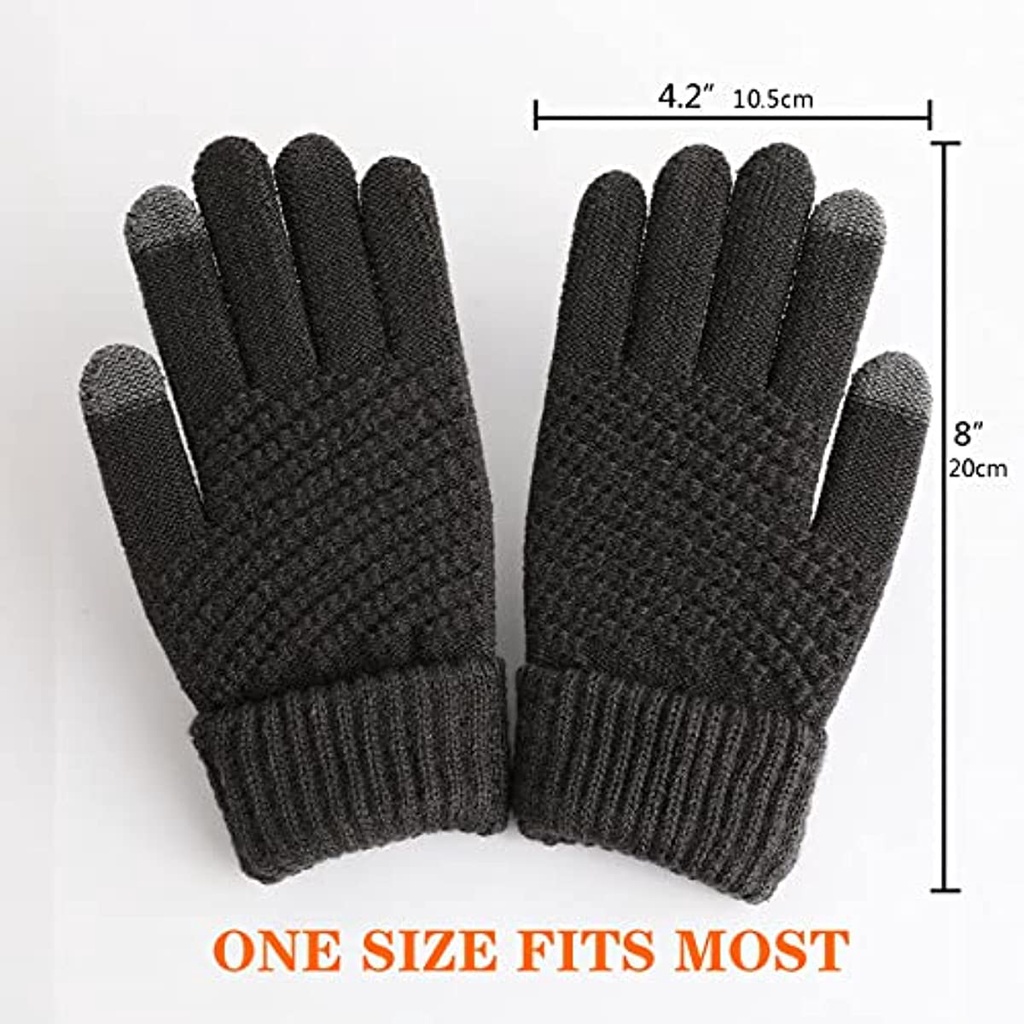 Set 2 Đôi Găng Tay Cảm Ứng Thời Trang Cho Nữ