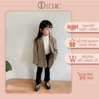 ICHIC BABY- Áo Vest cho bé gái BVE001 màu sắc nhẹ nhàng, form tôn dáng.