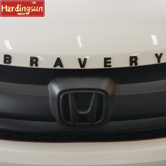 1 Miếng Dán 3D Hình Chữ Cái Bằng Kim Loại Màu Đen Nhám 25mm DIY