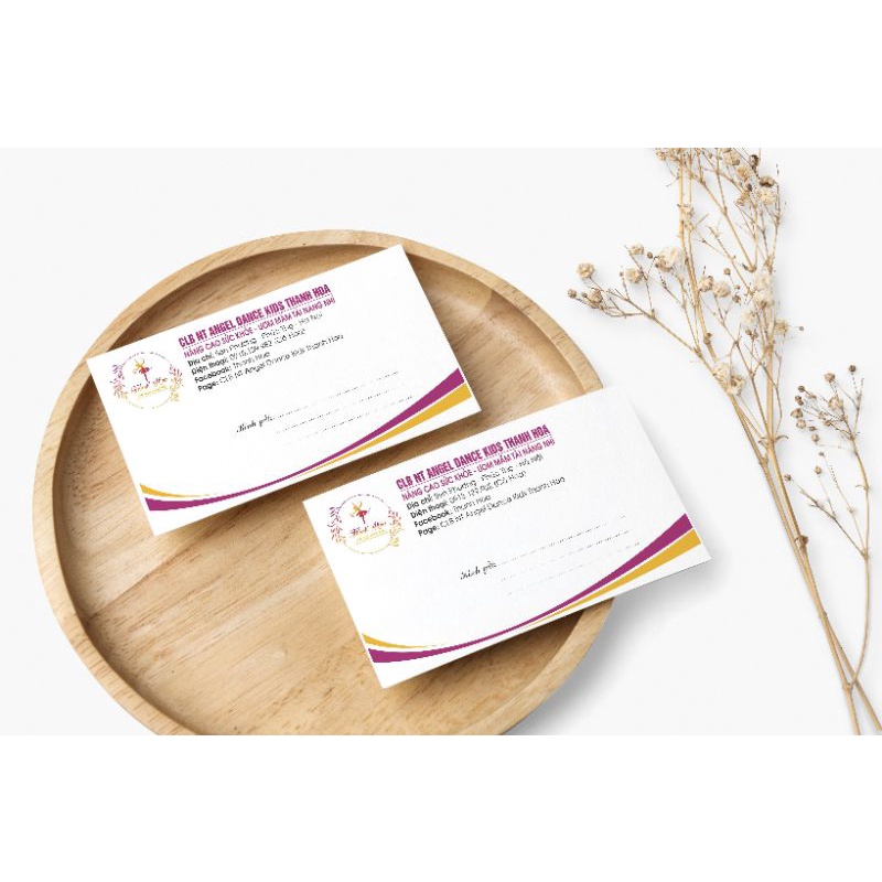 Combo 100 phong bì in tên công ty, phong bì theo yêu cầu, logo, thương hiệu của công ty - kích thước 12x22cm