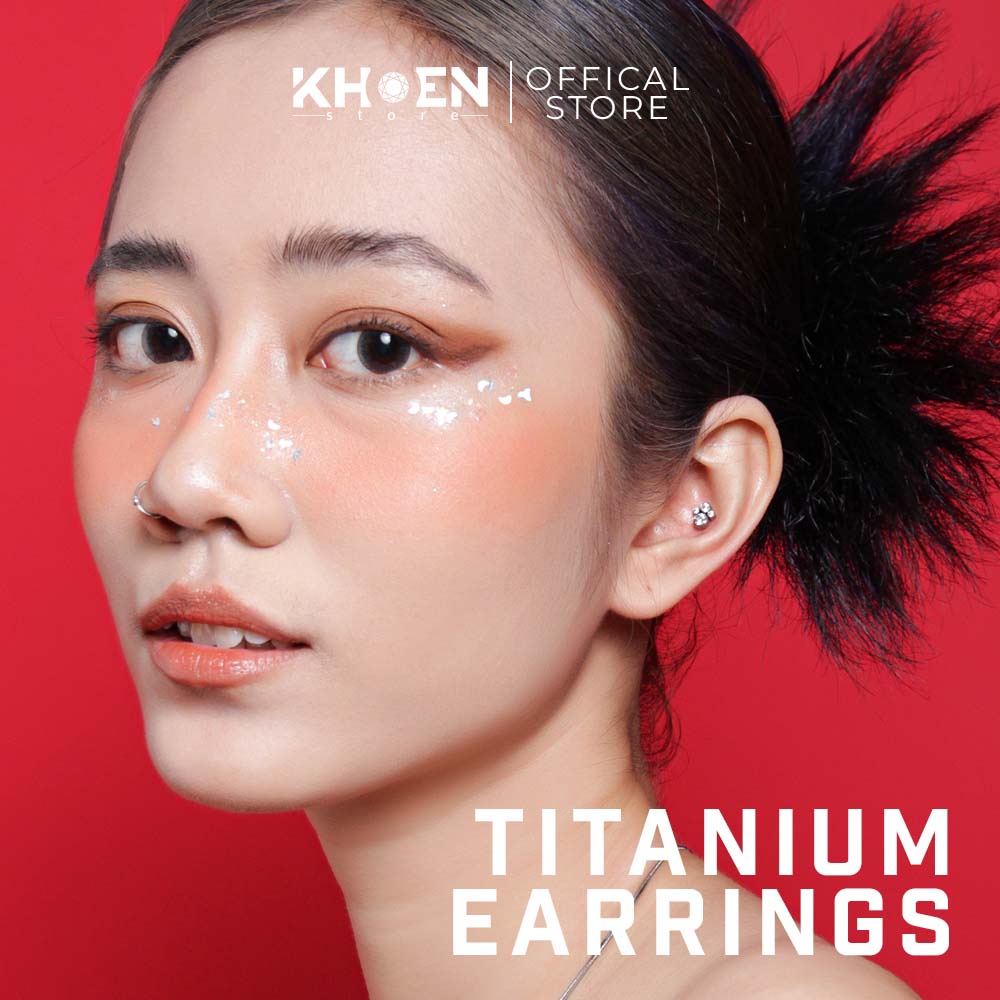 Khuyên Đá Chân mèo - Titanium G23 - Khoen Store