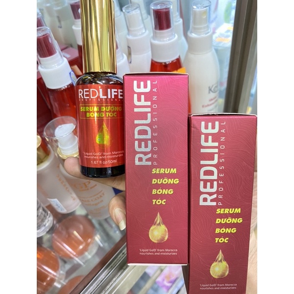 serum nuôi dưỡng tóc khô xơ chẻ ngọn óng mượt tóc REDLIFE 50 ml