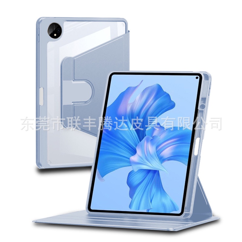 Bao Da Máy Tính Bảng Có Ngăn Đựng Bút Xoay 360 Độ Cho Huawei MatePad Pro 11 2022 MatePad 10.4 MatePad Pro 10.8 Honor V6 10.4