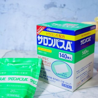 Miếng dán Salonpas Hisamitsu 140 miếng Nhật Bản