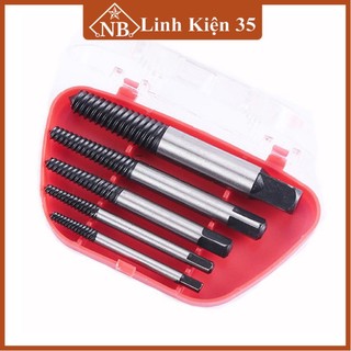 Bộ tháo bu lông ốc vít-5 mũi (tháo khoét ốc gẫy trờn ren)