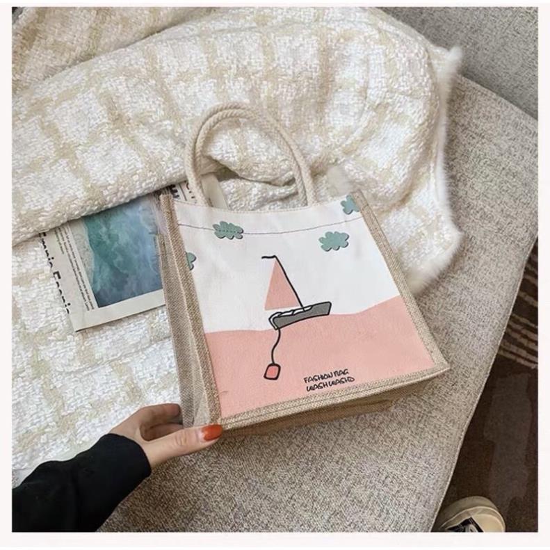 Túi Cói .Túi Cói Phong Cách Vintage Siêu Xinh Hót 2021 ,