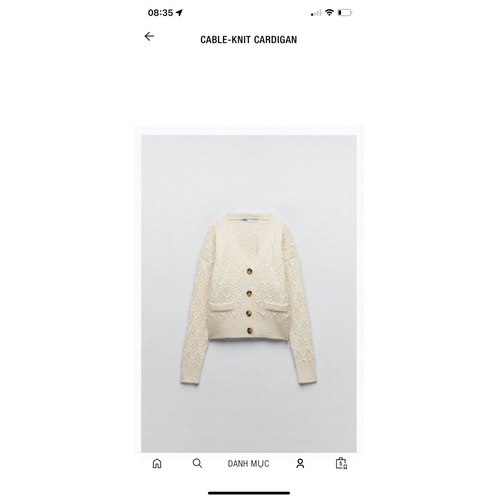 Len Cardigan Zara Authentic