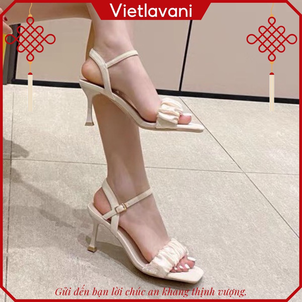 Giày cao gót nữ quai nhún gót nhọn 7 phân hottrend mã LTS57