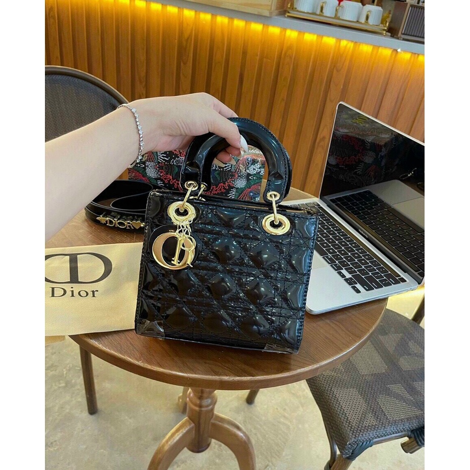 Túi xách nữ đeo chéo dyour phủ bóng 4 màu đẹp Hot Trend 2023 FULL BOX