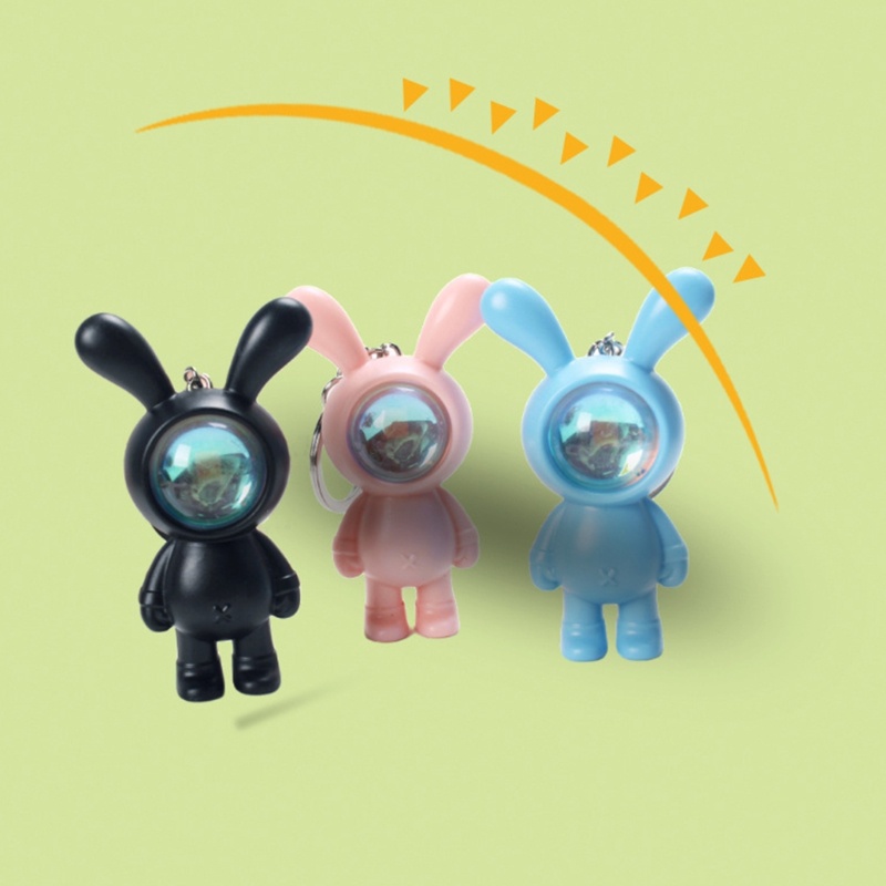 Móc Khóa Hình Thỏ Hoàng Hôn Dễ Thương