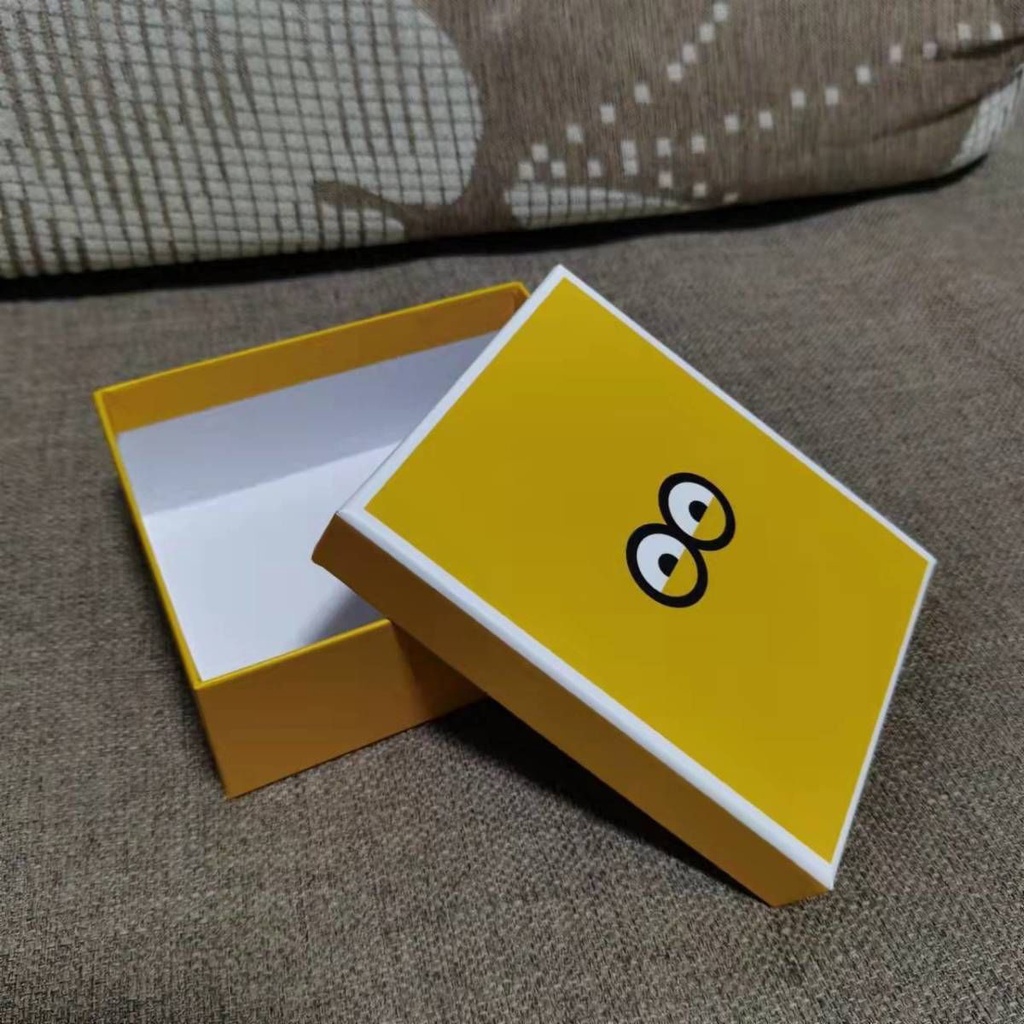 Túi Đựng Tai Nghe / Tiền Xu Mini Màu Vàng Họa Tiết Hoạt Hình Dễ Thương Cho Nữ