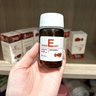 Vitamin E đỏ Mirrolla 30 viên Nga