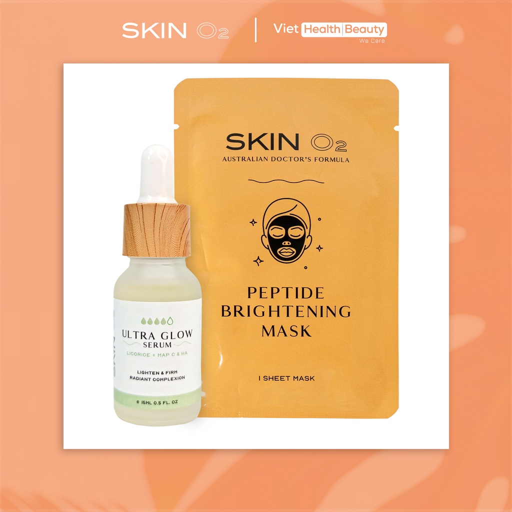 Bộ kit serum làm sáng da Ultra Glow Skin O2