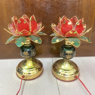 Đèn thờ Hoa Sen 1 đôi