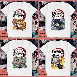 BST Áo Thun in Anime Thanh gươm diệt quỷ - demon slayer - kimetsu no yaiba mẫu áo in nhân vật chibi
