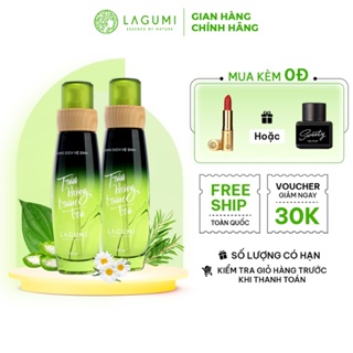 Set 2 chai dung dịch vệ sinh trầu không tràm trà Lagumi giảm viêm ngứa