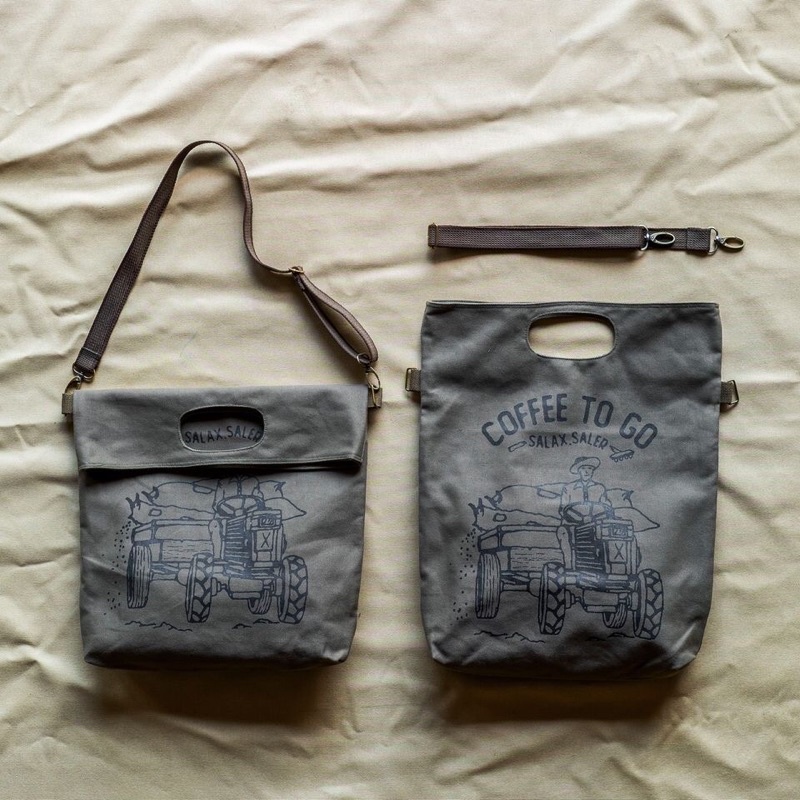 Túi vải canvas COFFEE TO GO handbag | Salax Saler