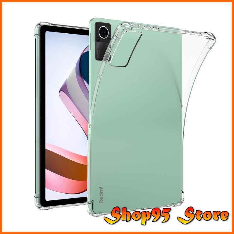 Ốp lưng Silicon Cho Xiaomi Redmi Pad 2022 10.61 Trong Suốt Chống va đập Dày Dặn Chống Sốc