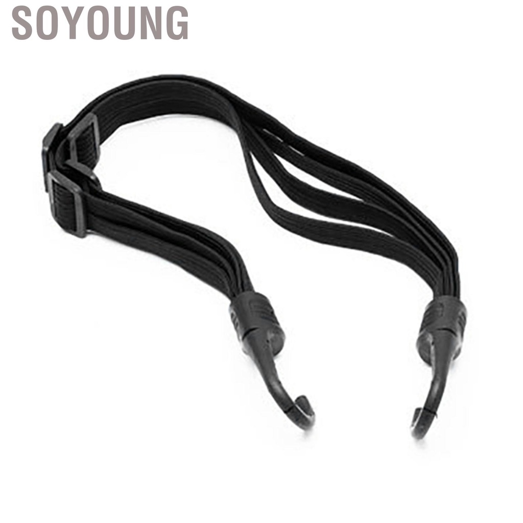 Soyoung Motorcycle Luggage Rope Retractable Universal Helmet Hook Elastic for Bicycle Motorbike