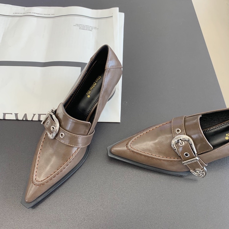 Giày mũi nhọn gót 5cm ORDER